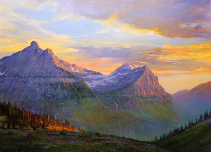 Glacier Sunset