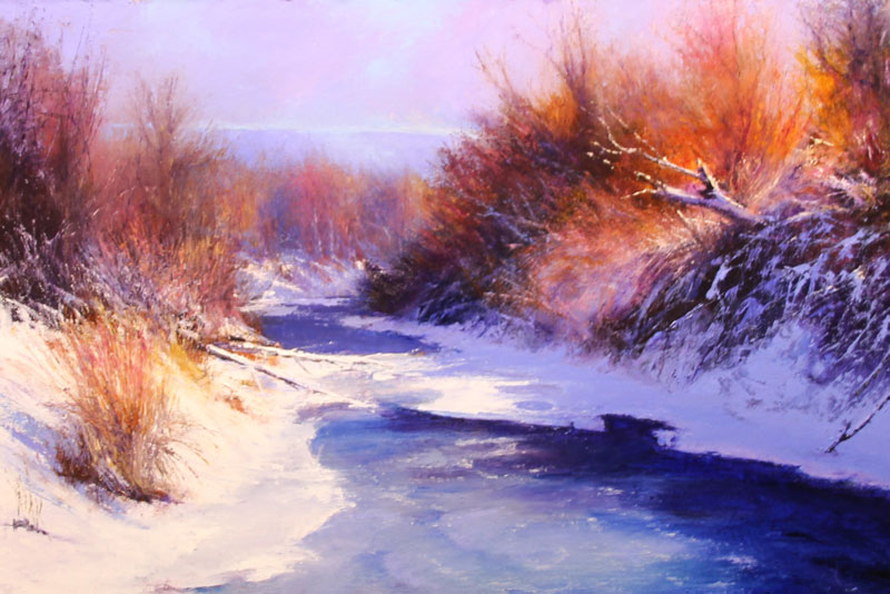 Iced Over Creek
