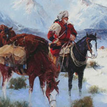 Paul Dykman. Oil paintings. Western Artwork. A good Season
