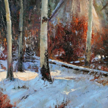 Paul Dykman. Oil paintings. Western Artwork. Crooked Creek