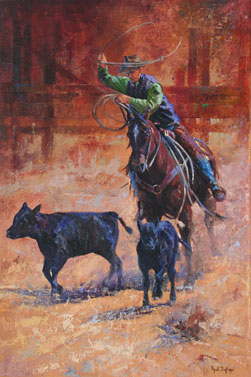 Paul Dykman. Western Artwork. The Last Two